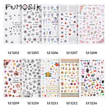 

3D Nail Art Sticker Self-adhesive Sticker Nail Decals Tips Manicure Design Nail Art Decoration Sticker