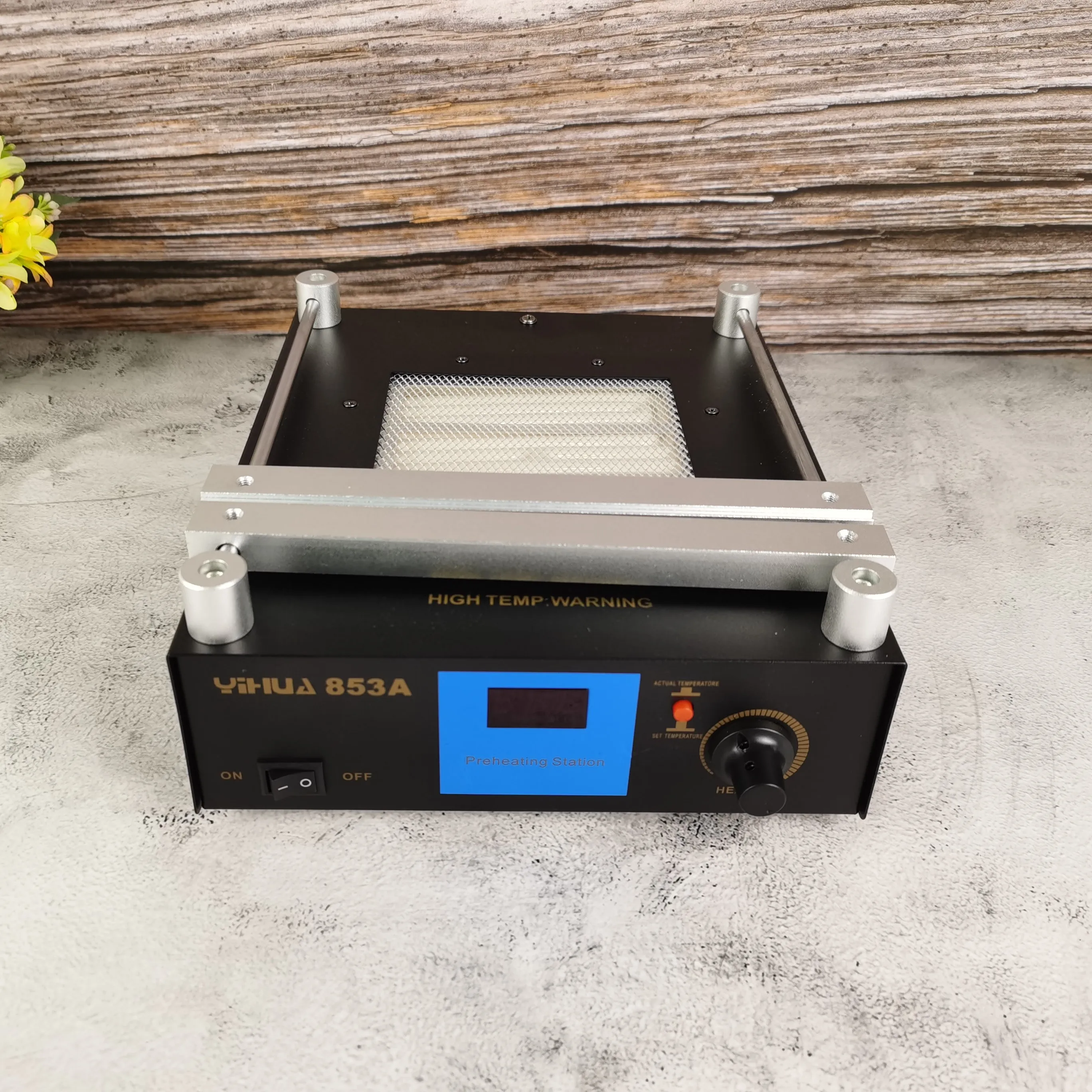 

YIHUA 853A Digital Constant temperature Preheat Soldering Station Anti Static BGA Rework Station Mobile Phone Preheater Platform