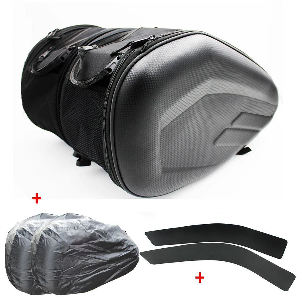 Новые мотоциклетные SA212 водонепроницаемые седельные сумки гоночные гонки Мото шлем Дорожные сумки чемодан седельные сумки и дождевик