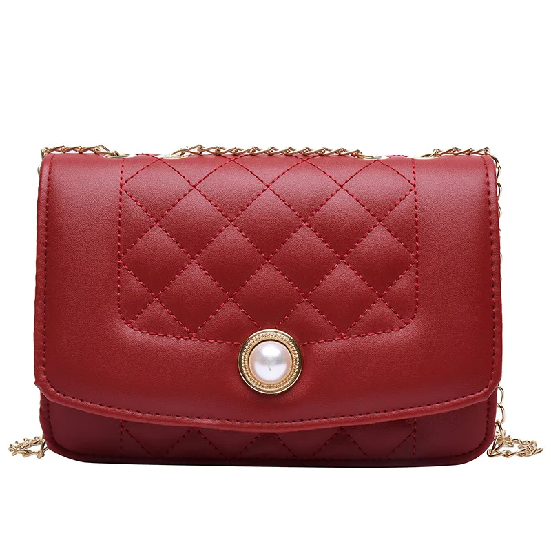 

Women's bags new trend rhombic chain bags small fragrant style one-shoulder diagonal bags female bag all-match small square bags