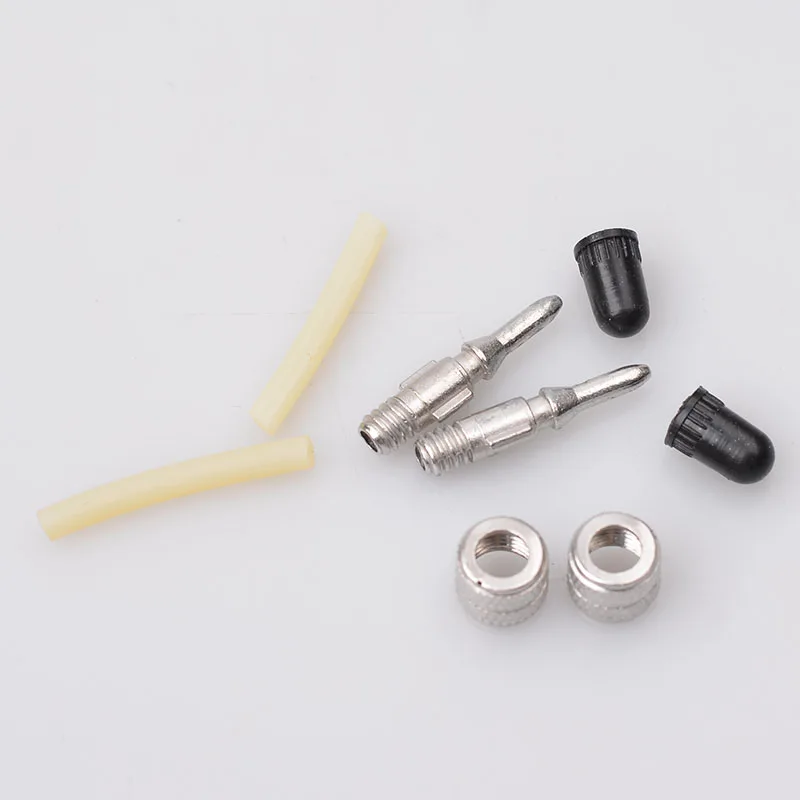 Bicycle Tire Accessories Tire British Valve Core Set Small Rubber Bicycle British Mouth Tire Needle Bicycle Accessories