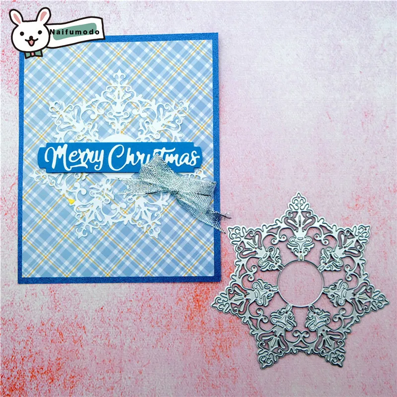 Naifumodo Cutting Dies Metal Dies Hexagon Die Scrapbooking Album Card Making Embossing Stencil Decor Diecuts