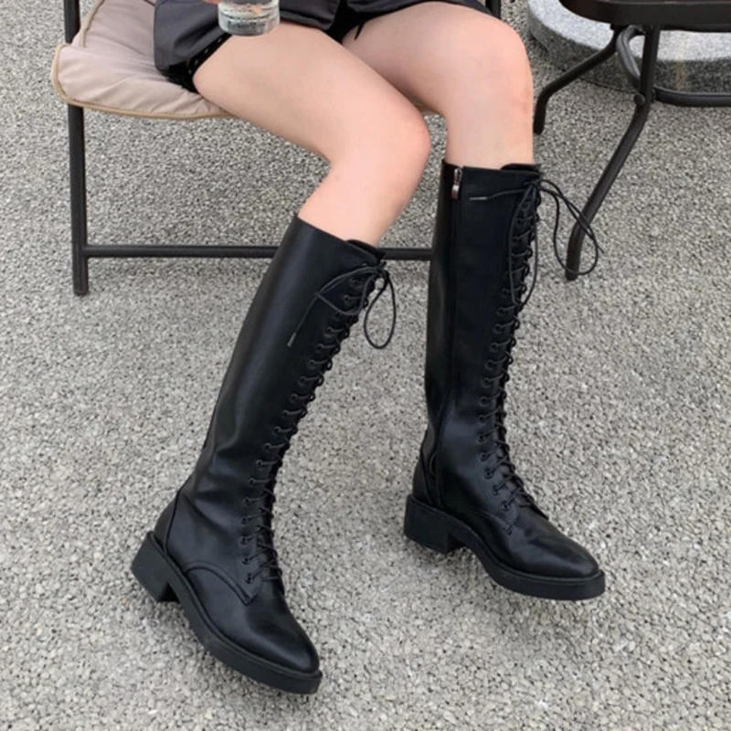 trendy knee high boots
