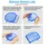 Wonderlife 6 силиконовых крышек многоразовые герметичные крышки для упаковки пищевых продуктов хранят чаши запечатанными свежими и гибкими упаковками кухонной утвари