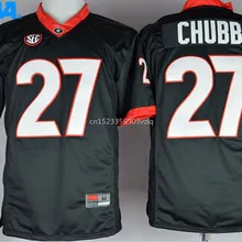 Новое поступление высокое качество Ник Chubb#27 футболка колледжа майки Молодежные S-XXXL
