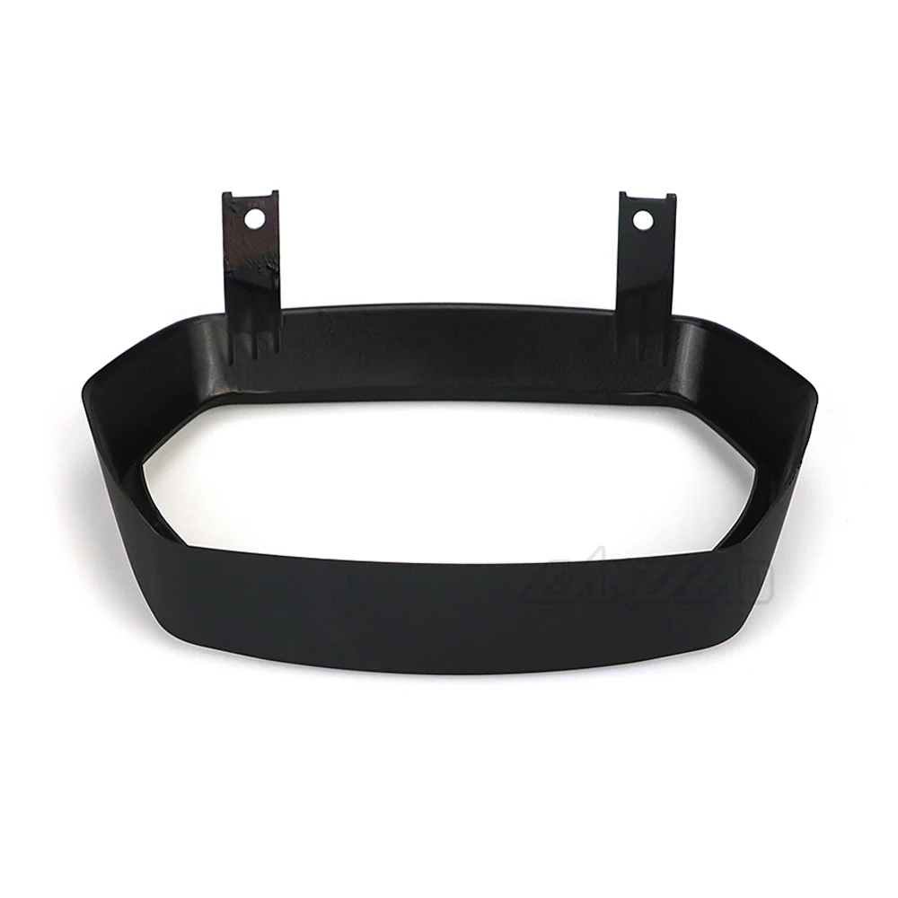 Motorcycle Headlight Rim Cover Assembly Head Lamp Guard Black Carbon