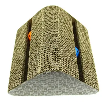 

Cats Scratch Board Corrugated Paper Pad Kitten Scratcher Toy Pet Grinding Nails Interactive Protecting Furniture Scraper Mat