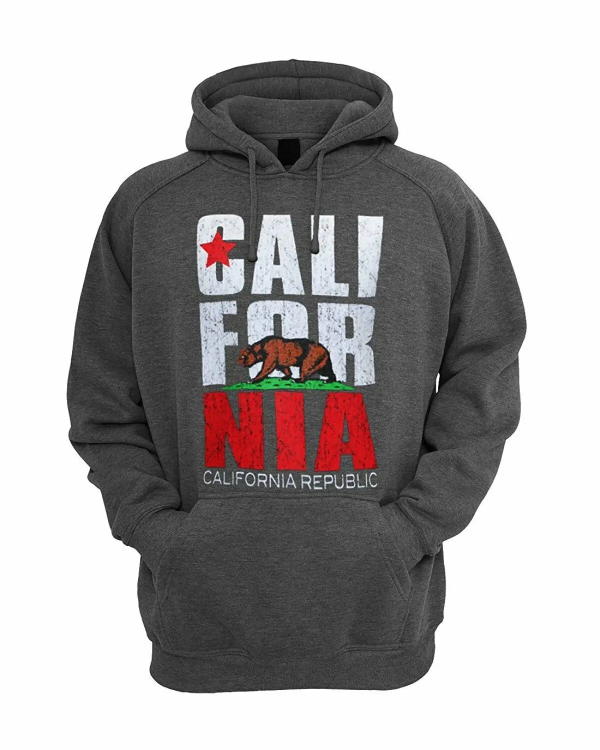 Sudadera capucha de la bandera del oso DE LA REPÚBLICA California| Sudaderas capucha y sudaderas| - AliExpress