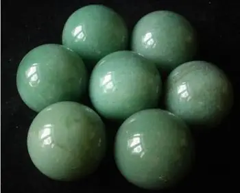 

7 Natural Green Aventurine Jade Crystal Spheres Balls Healing