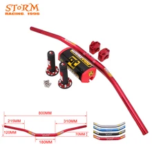 1 1/" 28 мм Универсальный руль мотоцикла+ барные накладки+ ручки+ зажимы для Honda KTM Yamaha CRF EXC SXF YZF Pro Taper Dirt Pit Bike