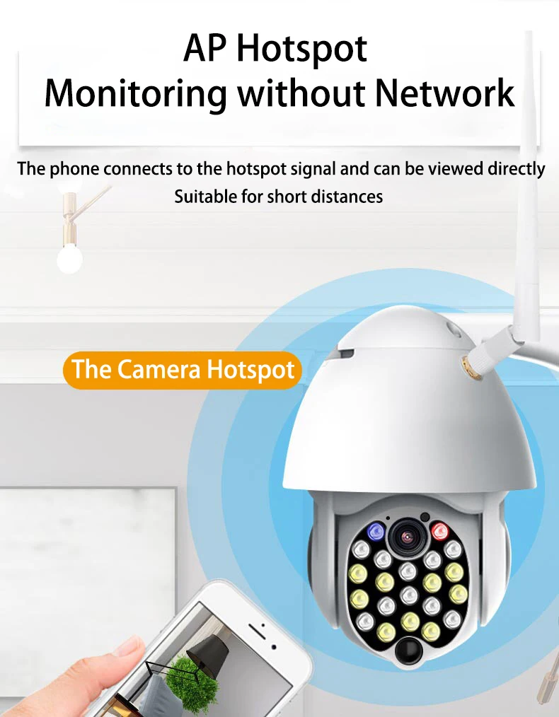 Смарт wifi камера наружная PTZ водонепроницаемая IP камера 1080p скорость CCTV камера безопасности s IP камера wifi 2MP ИК домашний Surveilance