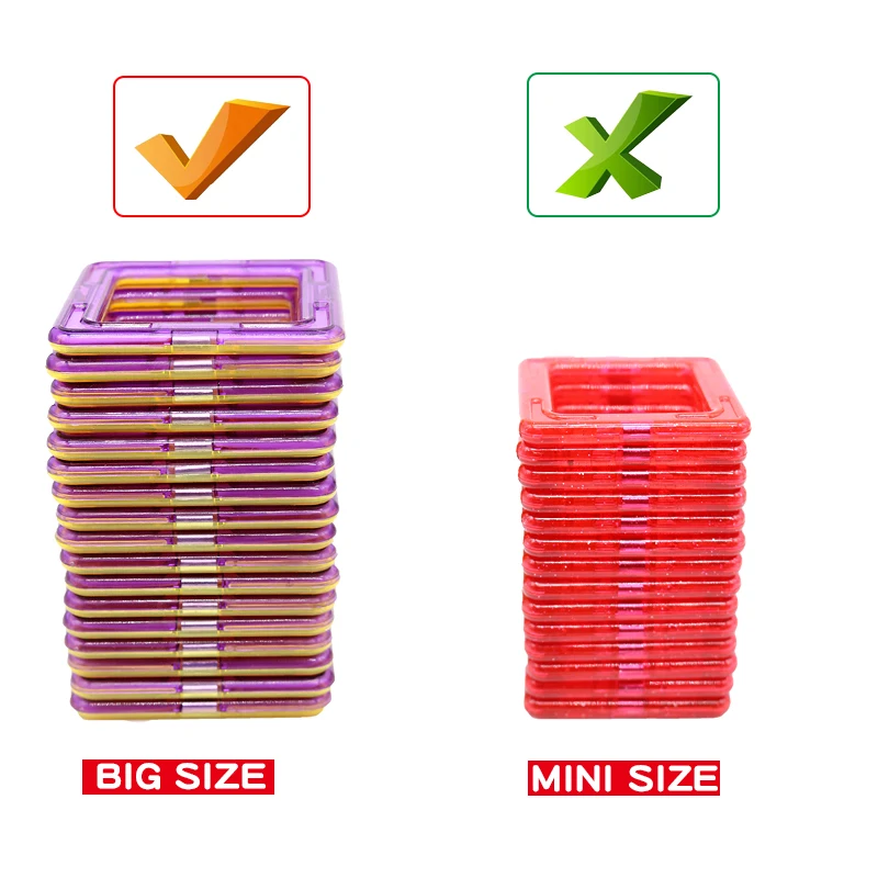 Kids DIY Magnetic Building Blocks Magnetic Designer Building Construction Model Toys Magnet Educational Toys For Children 4