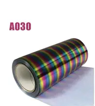 

Free shipping 1 roll 25cmx25m hologram Heat Transfer Vinyl Rainbow Iron on Film HTV T-shirt DIY