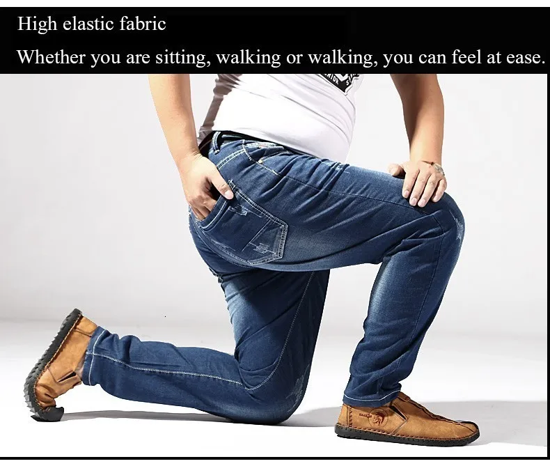 Мужские свободные мужские штаны для скейтборда, мужские джинсы в стиле хип-хоп, мужские рекламные джинсы в стиле рэп, 4 сезона, джинсы большого размера 2XL-8XL