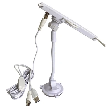 

FULL-TV-023 Universal HDTV Digital TV Antenna Waterproof Protective Shell Range Active Directional Antenna 28DBi High Gai