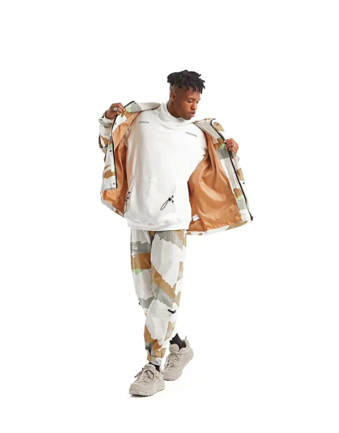 Flash Sale UNCLEDONJM Suits Multi Camo Military Jackets+Cargo pants camouflage men's set men track suit two pieces Jumpsuit Coat Trousers