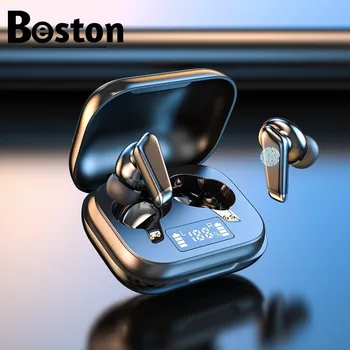 

9D HIFI Music Sound Waterproof Headsets Bluetooth Earphones With Microphones LED Display 300mAh Charging Box Wireless Headphones