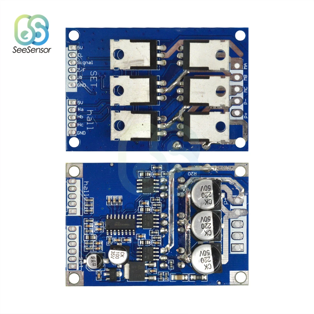 Generic 12v 36v 500w Pwm Brushless Motor Controller Hall Motor Jumia