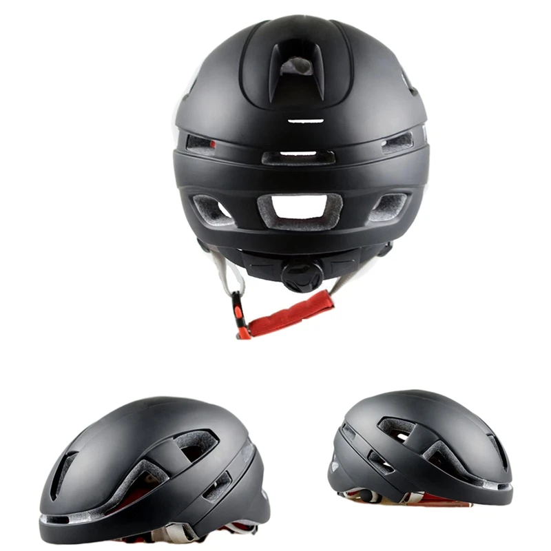 TOP!-Cycling Helmet Helmet Equestrian Helmet Riding Helmet Outdoor Sports Equipment Male Cycling Helmet Outdoor Riding Helmet Bl