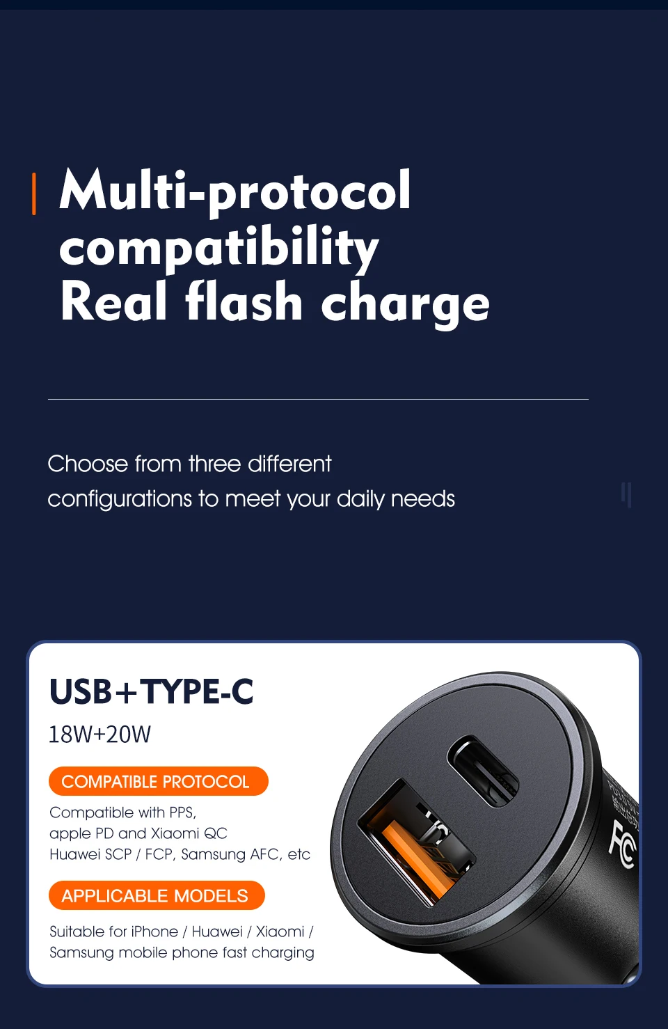 Licheers Car Charger USB 5A Phone Fast Charging 2 Port 12-24V Cigarette Socket Lighter for iPhone Xiaomi Huawei Power Adapter