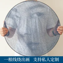 Ручной работы романтический подарок на заказ DIY уникальная струна художественная живопись День рождения Свадебные декоративные картины DIY намотка ногтей Живопись