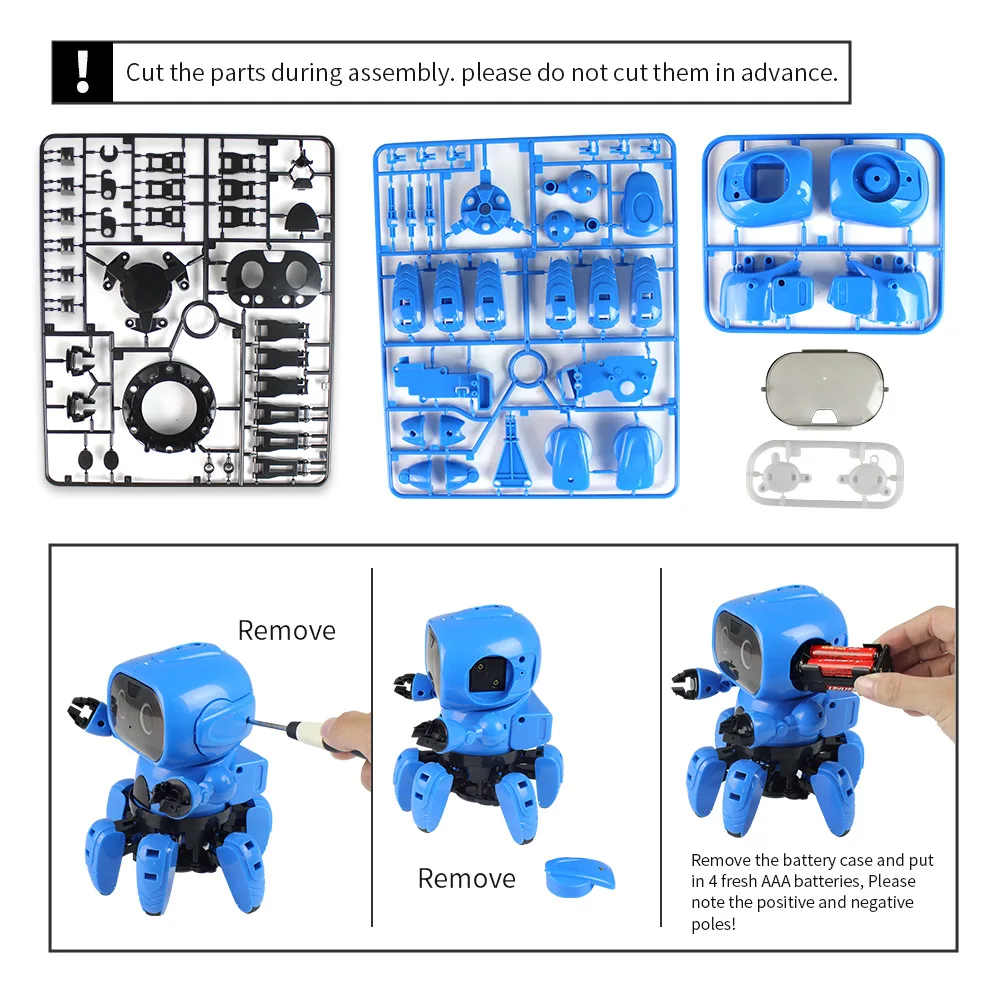 DIY Сборка Электрических роботов инфракрасное препятствие избегание жестов индукция Следуйте развивающие игрушки