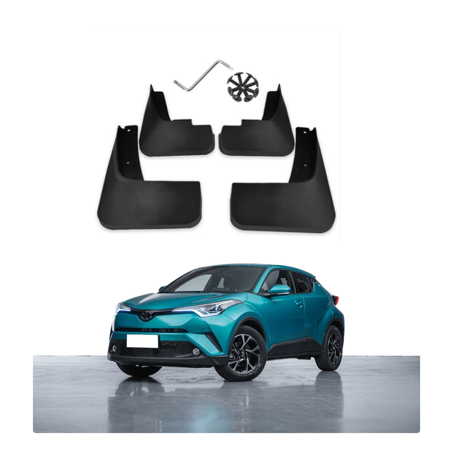 LFOTPP Car Mud Flaps Fenders For Toyota C-HR ZYX10,Car Wheel Front Rear Mudguard Splash Protective Guards Fender Parts