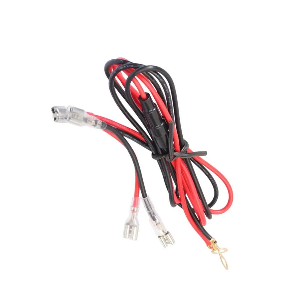 12V 24V пробки прикуривателя Мощность шнур Мотоцикл морской розетка для автомобильного прикуривателя с предохранителем и Отсоединяемый провод