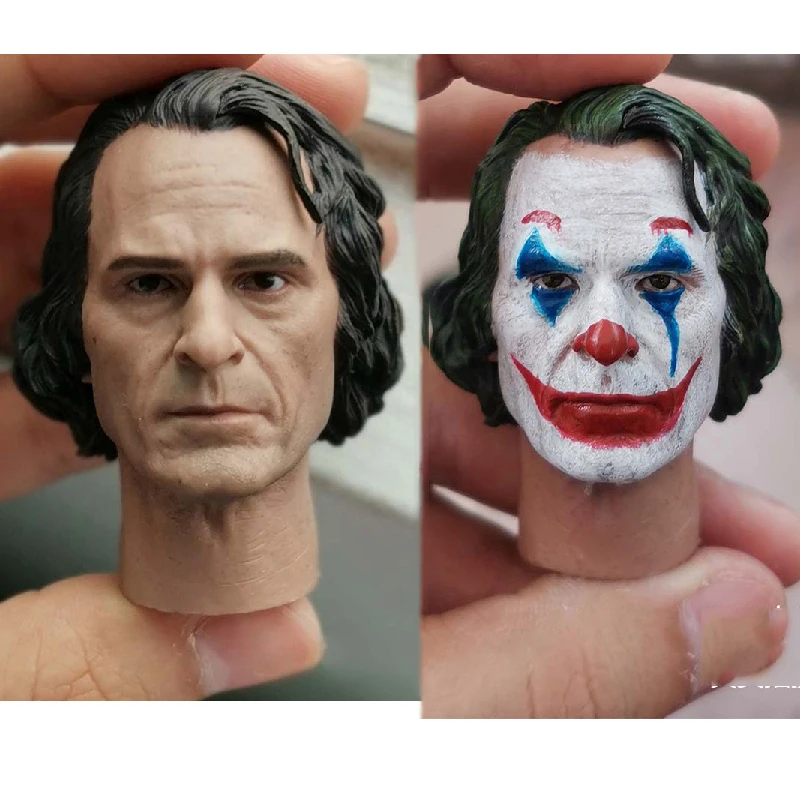 Custom 1//6 Joaquin Phoenix Joker HEAD SCULPT FOR 12/" Action Figure