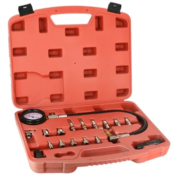 

Tu-15A Engine Compression Tester Kit Engine Pressure Gauge Set 0-1000Psi