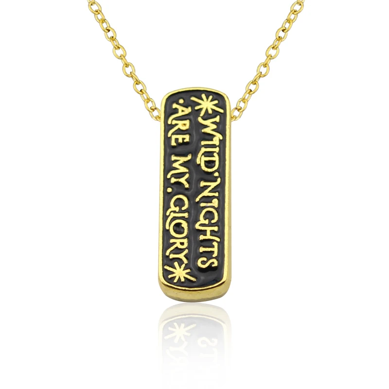 Necklace-N134-gold Высокое качество Warface брелок для ключей Аксессуары Новое поступление черные Серебристые брелоки для лучших друзей из нержавеющей стали - Цвет: Necklace-N134-gold