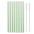 8pcs Green Straight