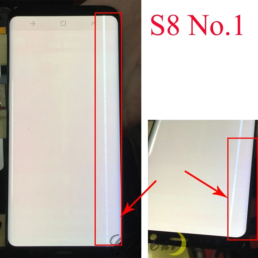 Для samsung S9, сенсорный ЖК-дисплей G960, G965, ЖК-дисплей для samsung S9 Plus, линейный ЖК-дисплей, дефектный экран для мобильного телефона