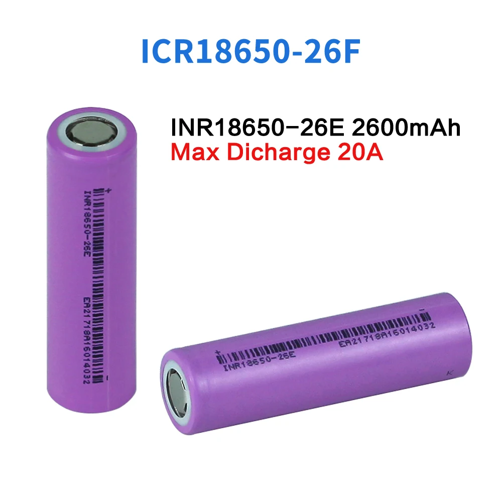 button cell battery New 2021 18650 2600mAh Battery 3.7V 20A Discharge Lithium Ion Rechargeable Battery for Counter Lamp Flashlight 18650 Batteries coin cell