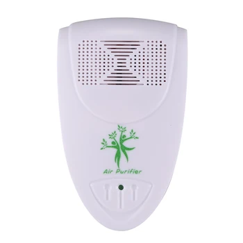 

SANQ New Mini Indoor Oxygen Bar Ionizer Air Fresh Purifier Home Wall with Adapter Home Autocar Negative Ion Purifier EU Plug
