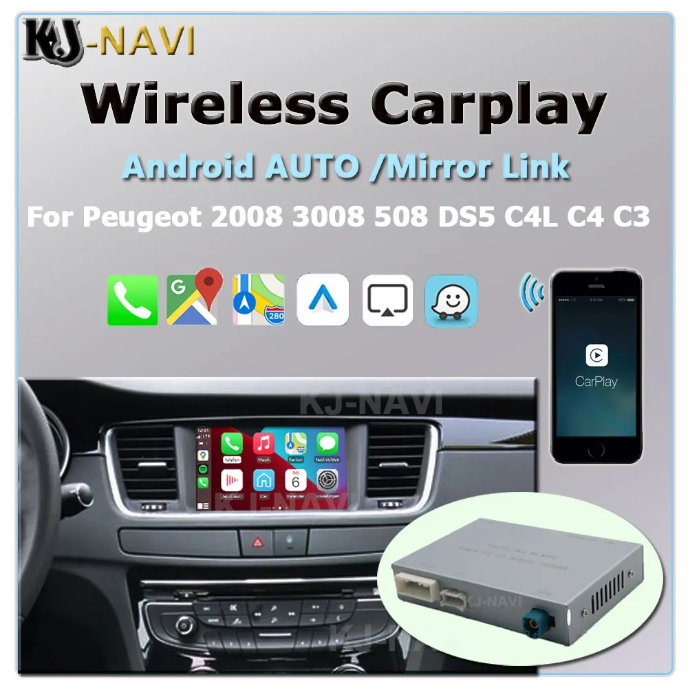 Беспроводной автомобильный декодер на платформе Android с функцией Mirror Link AirPlay для