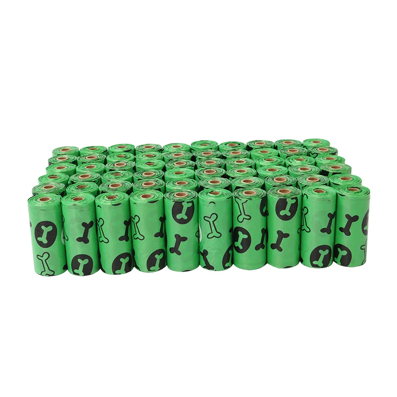 900 Conti Di Cacca Di Cane Sacchetto Biodegradabile Cacca Di Cane Borse Eco-Friendly Sacchetti Di Rifiuti Di Animali Domestici Rosa Clean Up Refill Ro