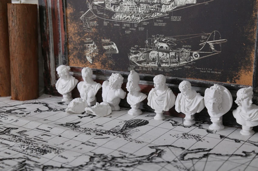 Assorted Bust Figurines Set