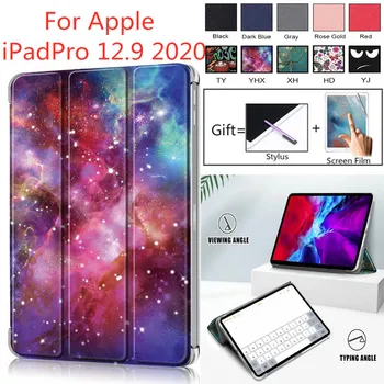 

Tablet case for iPad Pro 12.9 2020 folio cover case for Apple iPad Pro 12.9" 4th Generation Smart stand protective case holder