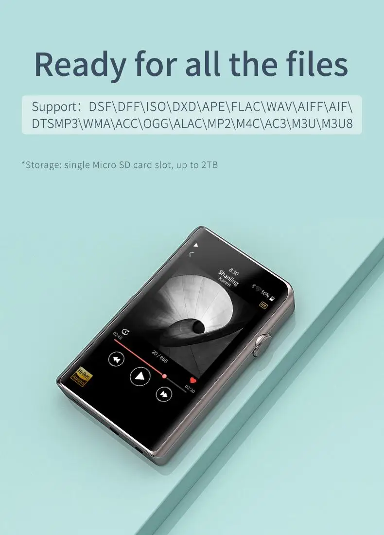Новейший SHANLING M2X AK4490EN DSD256 32 бит/384 кГц двойной Bluetooth AptX LDAC портативный музыкальный плеер Hi-Res аудио сбалансированный порт
