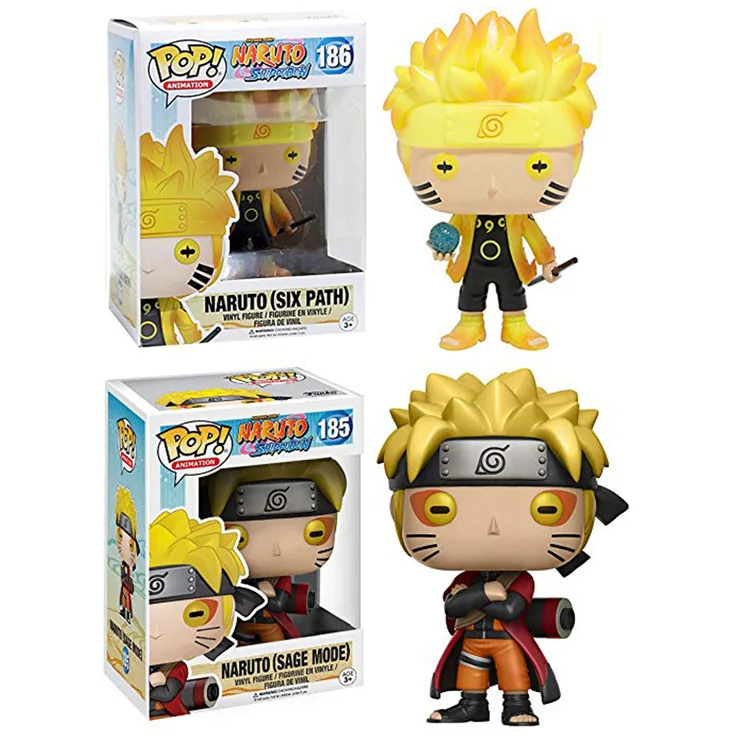 Наруто FUNKO POP Аниме Фигурка героя аниме Узумаки Виниловая фигурка игрушки 10 см