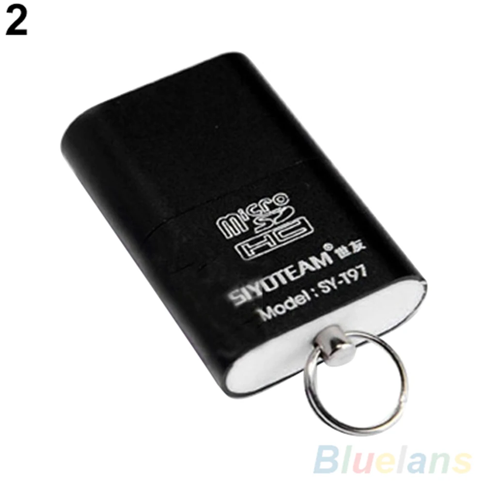 Nowy przenośny adapter do czytnika kart pamięci Flash Mini USB 2 0 TF T Flash