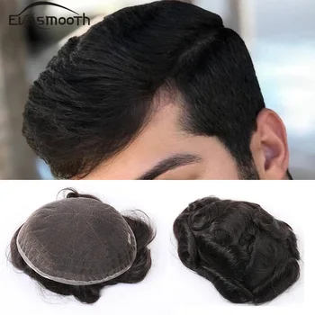 

Full Swiss Lace Wig Toupee Men Indian Natural Hair Wigs Human Hair Remy Toupee Hair Pieces For Men Wigs Hair Replacement System