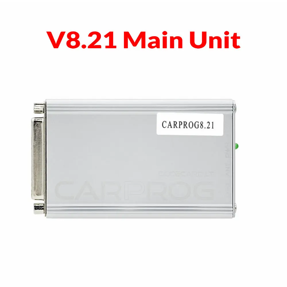 V8.21 Main unit Carprog V8.21 V10.93 v10.05 Автомобильная прога ECU Чип Tunning инструмент для ремонта автомобиля Carprog программатор Carprog V8.21with все 21 Адаптеры - Цвет: V8.21 Main unit