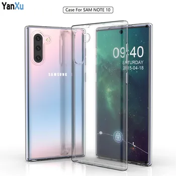 

10Pcs Ultra-thin Clear Soft TPU Phone Case For Samsung S10 5G S9 Plus Note 10 9 M10 A50 Silicone Shockproof Protect Cover Fundas