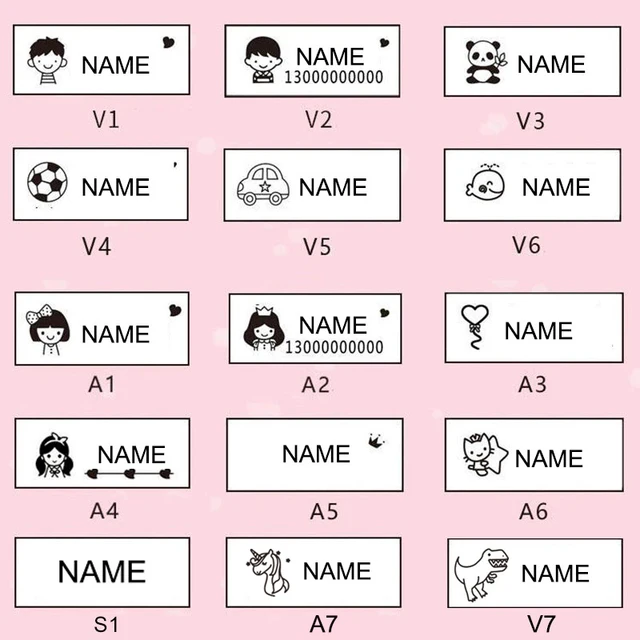 Children's Name Seal Custom Student's Name Stamp[VIP LINK FOR DROPSHIPPER] 3