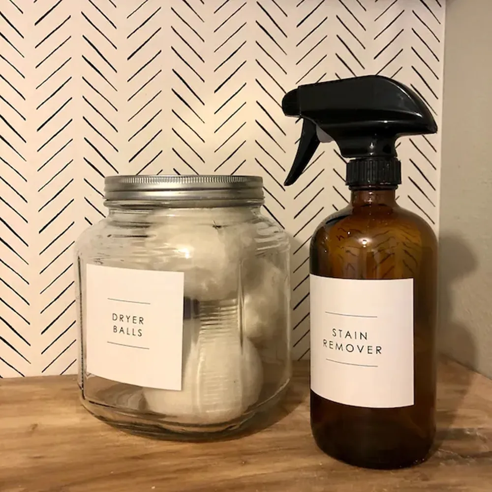 Adesivi per Dispenser di Sapone Etichette per Bottiglie Ipereabili per Bagno Sapone Lozione 9