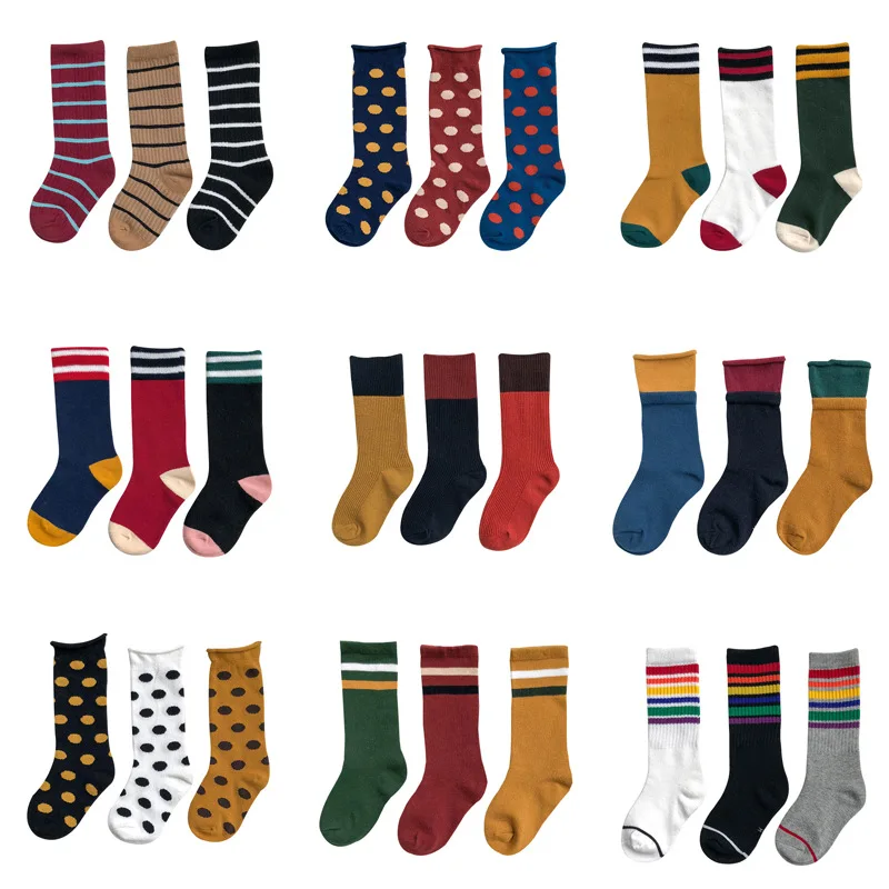 

Children Bunching Socks Thin Type for Spring And Autumn Girls Stockings new eye charm mian Cool Medium-length Winter Relent Netw