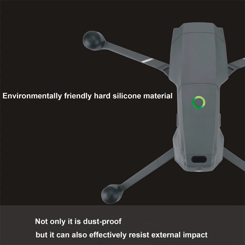 ABKT-4PCS защитный Пылезащитный Чехол-Крышка для DJI MAVIC 2 Pro/Zoom Drone протектор Силиконовый мотор аксессуары