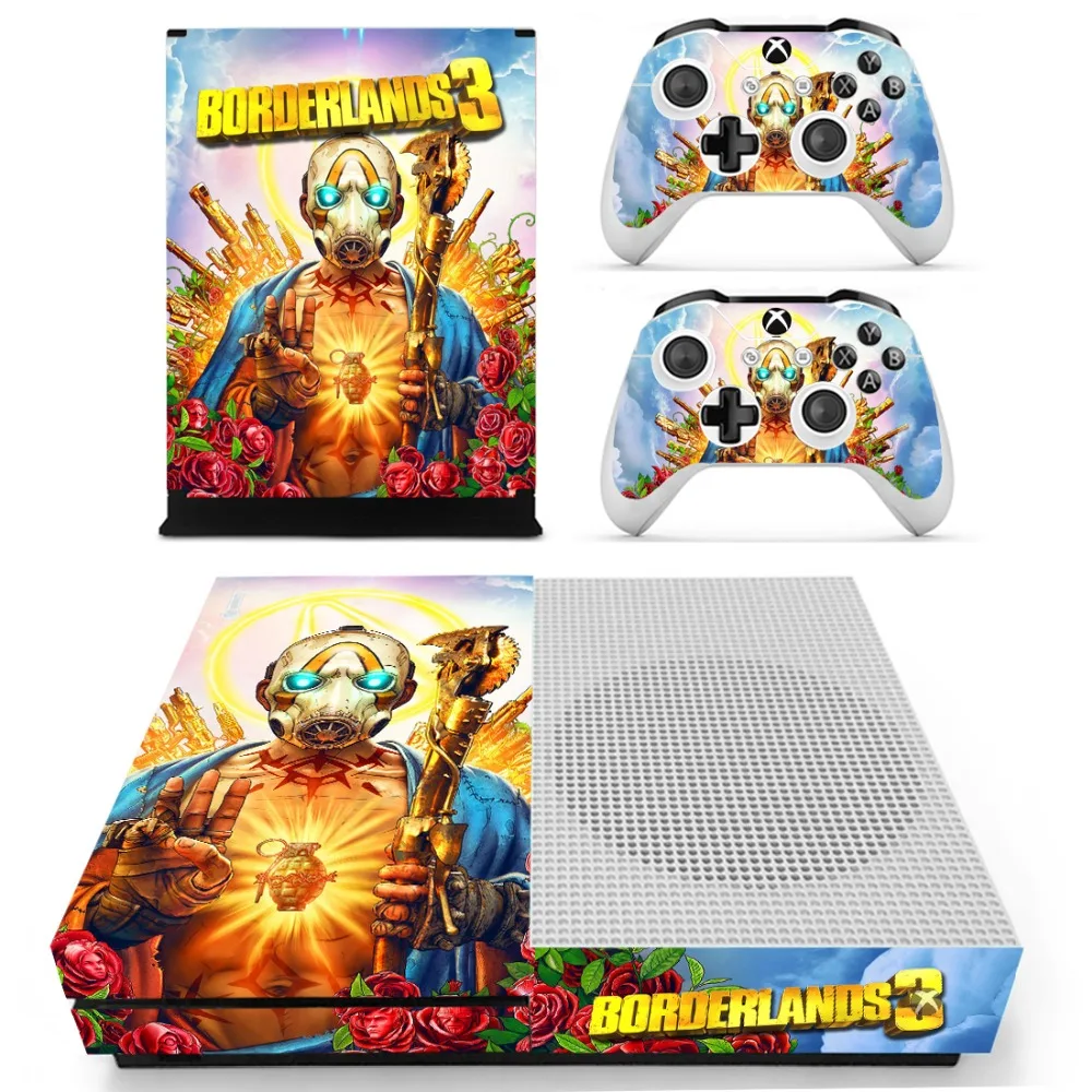 Borderland 3 наклейка на кожу для Microsoft Xbox One Slim консоли и 2 контроллера для Xbox One S Skins стикер s винил